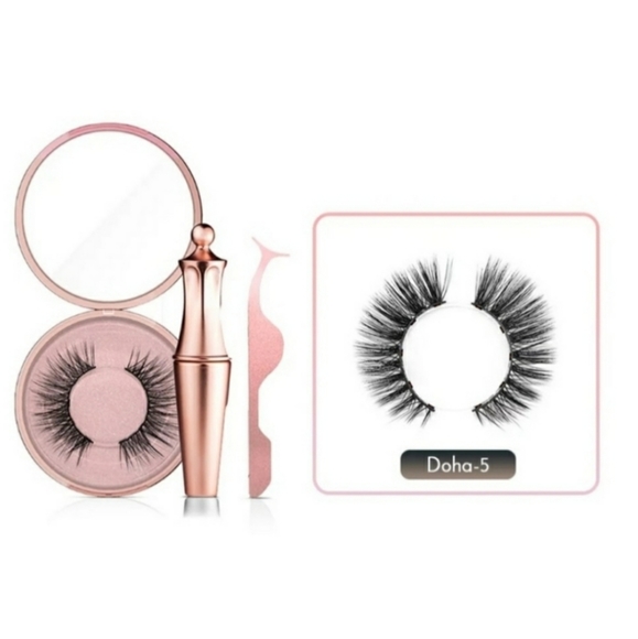 Magnetic False Eyelashes & Eyeliner Set - Picture 2 of 6